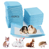MUYG rabbit pee pads pack shot showing bulk for cage training and value