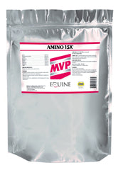 MVP Amino 15X bottle front view signaling convenient muscle support for horses