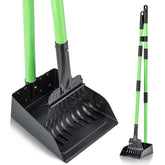 MXF pooper scooper with long-handle stainless-tray eases yard cleanup