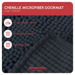 My Doggy Place dog mat chew-proof double-stitching resists heavy use.