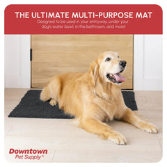 My Doggy Place dog mat quick-drying and machine washable for easy care.