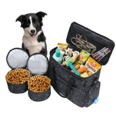 MYDAYS dog travel bag inner compartment keeps essentials neatly organized