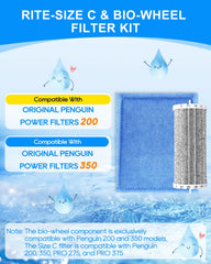 MyfatBOSS Bio-Wheel filter pad enhances biological filtration for durable performance.