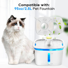 MyfatBOSS pre-filter sponges trap debris to extend fountain life.