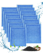 MyfatBOSS Rite Size C filter pack front view for easy replacement and clear aquarium filtration.