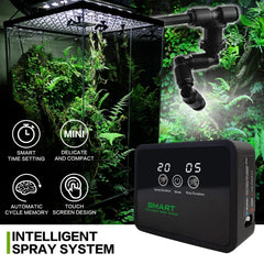 MYGIIKAKA reptile fogger intelligent misting system enables automatic humidity control.