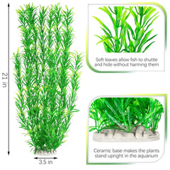MyLifeUNIT heavy-base artificial plants stay anchored in any water.