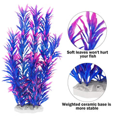 MyLifeUNIT plantas de acuario, hojas suaves, ideales para refugio de peces.