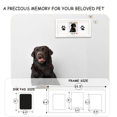 MYPAWLETS dog paw print kit includes ink pads and stencil for personalization.