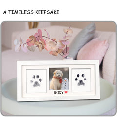 MYPAWLETS wooden frame adds a timeless keepsake touch to your display.