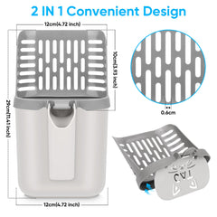 MYPIN cat scooper large container for extended cleaning