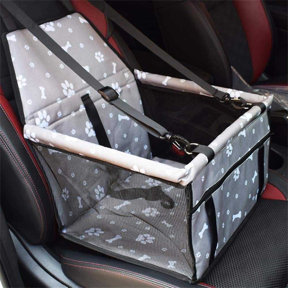 Myuilor pet car booster seat elevates dogs for better visibility during car rides.