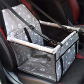 Myuilor pet car booster seat elevates dogs for better visibility during car rides.