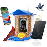 MZniros bird feeder camera front view for real-time birdwatching and instant alerts.
