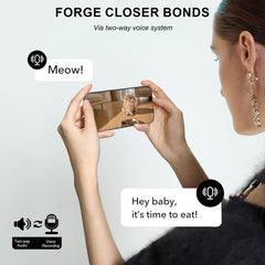 MZZ feeder daily timeline shows feeding history and rewards options.