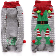NACOCO Christmas party dog sweater worn during celebrations for cozy festive wear
