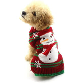 NACOCO dog snow sweater knit stitch shows cozy warmth for winter walks