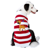 NACOCO dog sweater front view—festive warmth for small pets during holidays.