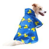 NACOCO large dog raincoat back view for full rain protection outdoors