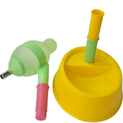 NACOCO pet standing water dispenser ball-tip nozzle provides drip-free drinking.