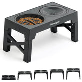NAHANGPET 2-in-1 elevated bowls with stand for ergonomic feeding.