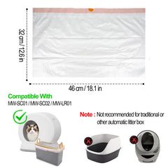 Naielfopet drawstring closure demonstrated for easy disposal