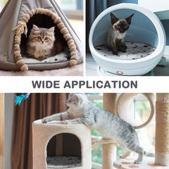 Namalu self-warming cat bed with anti-slip bottom for stable indoor or outdoor naps.