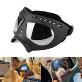 NAMSAN dog goggles ultrahard lenses for durable eye protection during outdoor rides.
