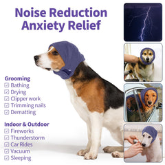 Nanaki Dog Calming Hoodie side-worn demonstrates secure fit during walks