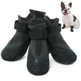 Nanaki puppy dog socks with anti-slip grip for stable indoor footing.