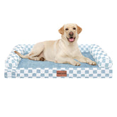 NANUYA large dog bed with egg crate foam core for breathable orthopedic comfort