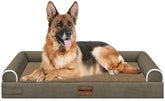 NANUYA large dog bed shows egg crate foam for enhanced comfort and joint support.