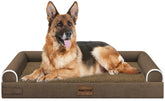 NANUYA large dog bed egg crate foam close-up showing orthopedic support for joints