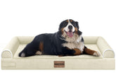 NANUYA large dog bed hero setup shows spacious 43x37 inch resting area for big dogs