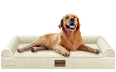 NANUYA large dog bed with orthopedic egg crate foam for joint support in rest