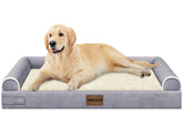 Nanuya large dog bed orthopedic egg crate foam supports joints and comfort.