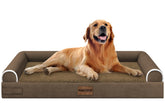 NANUYA large orthopedic dog bed with egg crate foam for joint support
