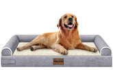 NANUYA orthopedic egg-crate foam large dog bed provides supported comfort for joints