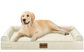 NANUYA large dog bed with orthopedic foam offers joint-supporting comfort