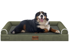 NANUYA large dog bed orthopedic washable with plush foam for joint comfort.