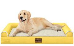 NANUYA large orthopedic dog bed foam provides steady joint support.