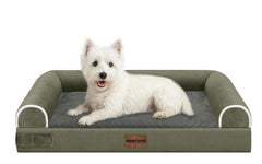 NANUYA medium dog bed with egg crate foam for even weight distribution