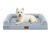 NANUYA medium dog bed with orthopedic egg crate foam supports joints for restful sleep.