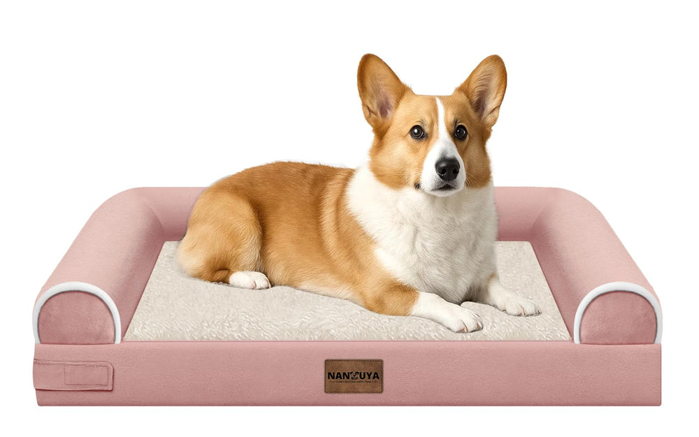 NANUYA medium large dog bed with egg crate foam for joint support