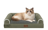 NANUYA small dog bed with orthopedic egg crate foam supports petite pets.