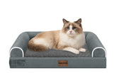 Nanuya small dog bed XXS foam closeup highlights supportive egg crate foam for tiny pets.