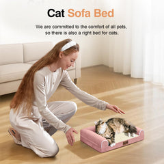 NANUYA XXS bed three-sided bolster creates secure cocoon for napping