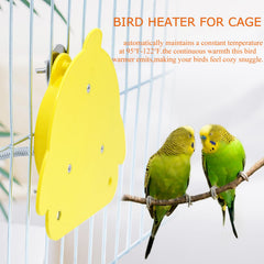 NAOEDEAH bird cage heater installation with screws and spacers.