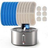 Nasebila 6-pack replacement filters for cat fountain improve water clarity
