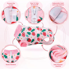 Nasjac Recovery Suit abdomen-area clearance for easy toileting